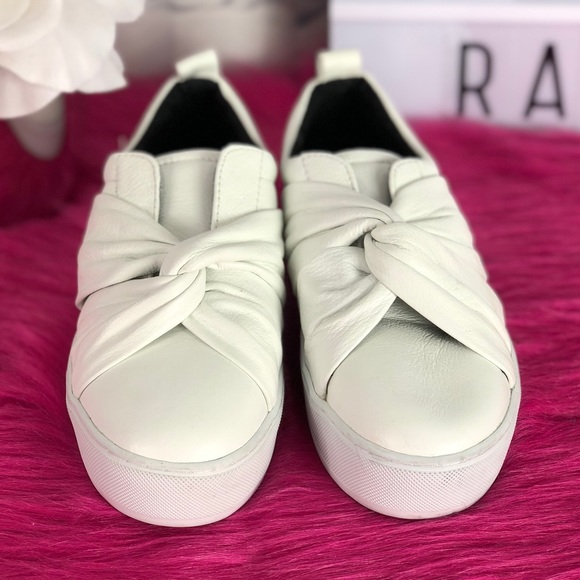 Rebecca Minkoff Nicole Knot White Sneaker - Picture 2 of 8